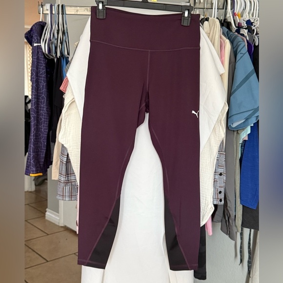 PUMA Train All Day Women's 7/8 Training‎ Leggings Midnight Plum Size Medi… - Picture 4 of 10
